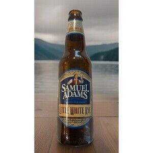 Samuel Adams Little White Rye Beer Bottle From Boston MA 2000s Summer Seasonal